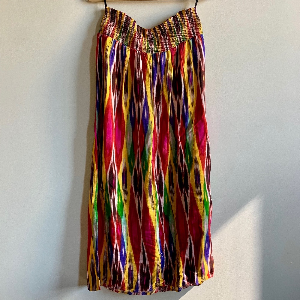 Free People Tribal Print Maxi Skirt